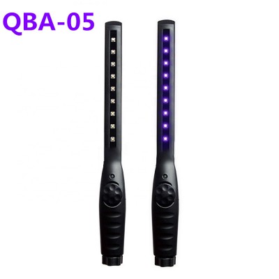 QBA-05 Portable Carry-on Handy UV Led Light Bacteria Killer Air Cleaning And Disinfection Wand Sterilizer Santitizer For Clothes